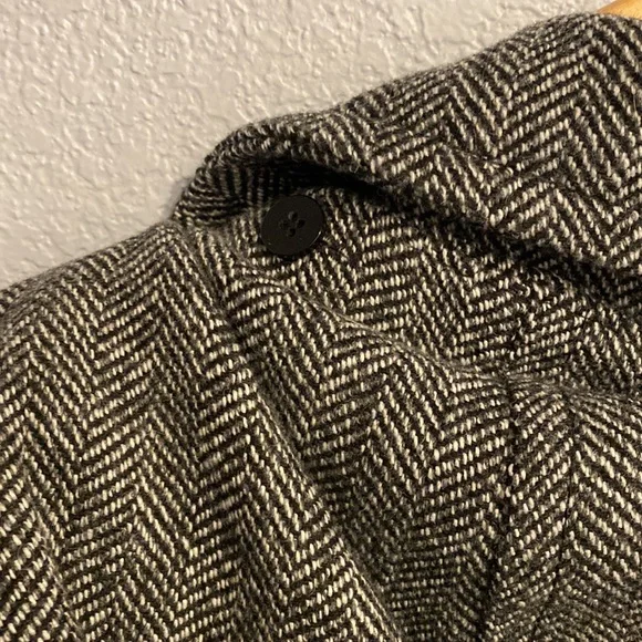 Black/Gray Herringbone Pattern Jacket - St. John’s Bay - Picture 4 of 5